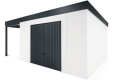 GARDEON® Gartenhaus mit sicherer Garagentür von Hörmann